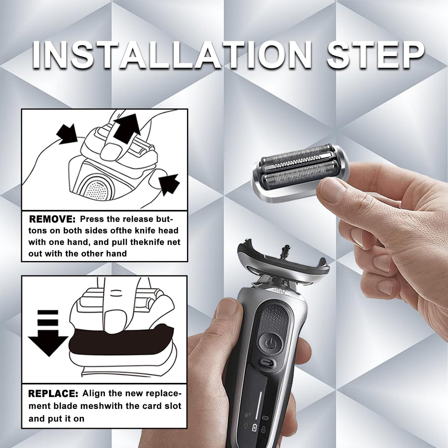 74S Series 7 Electric Replacement Shaver Head
