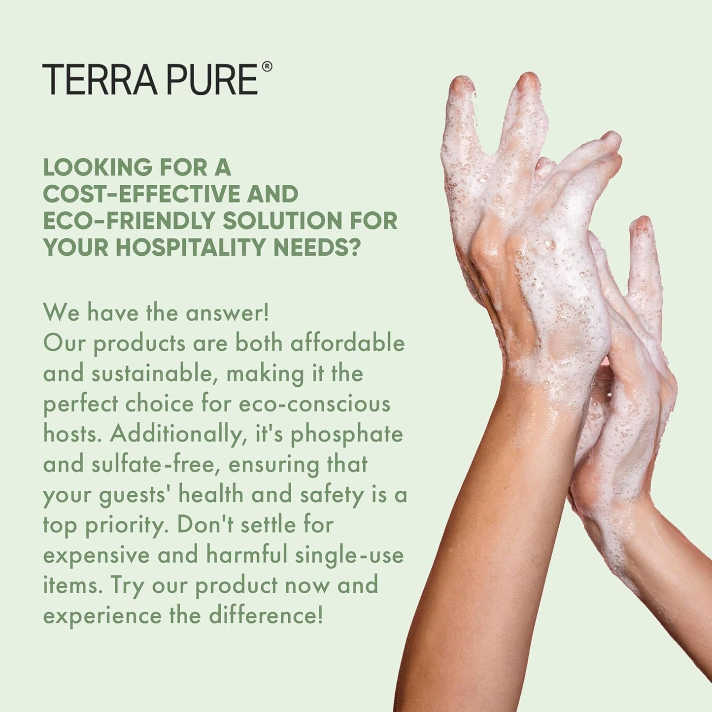 Terra Pure Body Wash & Hand Soap - One Gallon Refill for Dispensers | Eco-Friendly Formula