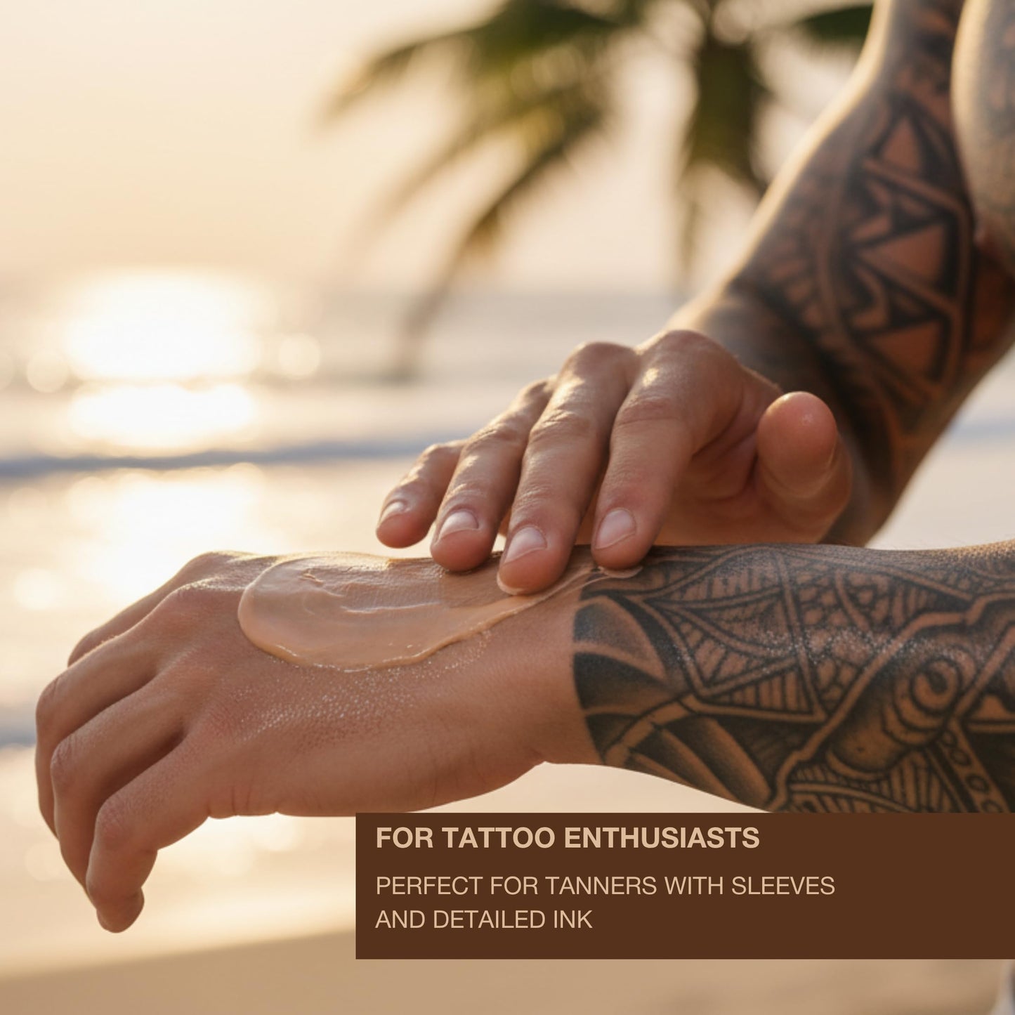 Onyx Tattoo Tanning Lotion - Indoor Tanning Accelerator with Bronzer and Tattoo Fade Protection Formula - Dark Tan for Tanning Beds and Hydrating Fade Defense | Long-Lasting Results | 8.5 Fl Oz