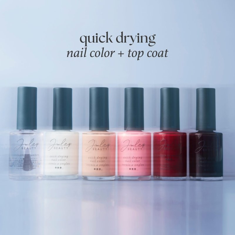 Julep Quick Drying Nail Color | Strength in Numbers | 3-in-1 Base Coat, Top Coat and Nail Hardener for Stronger, Longer-Lasting Wear