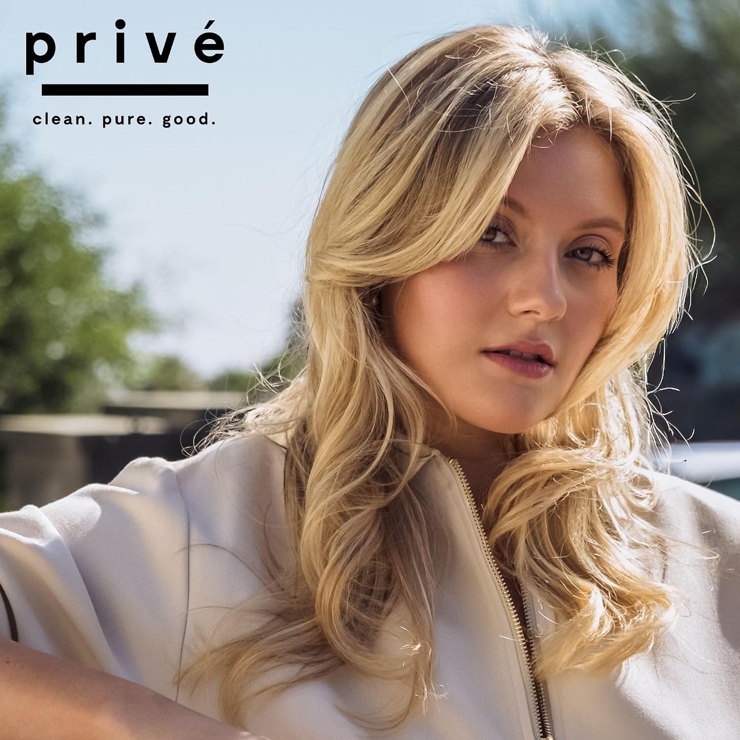 Privé Shining Weightless Amplifier Hair Mousse - Volumizing Mousse for Hair Volume with Bamboo & Green Tea for Root Lift, Shine & Strength - Helps Add Body to Dull, Flat Strands (6.85 oz)