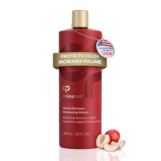 Colorproof Sulfate-Free Volumizing Shampoo For Women | Moisturizing Shampoo For Thin Hair With White Nectarine Scent | Vegan and Color-Safe Formula