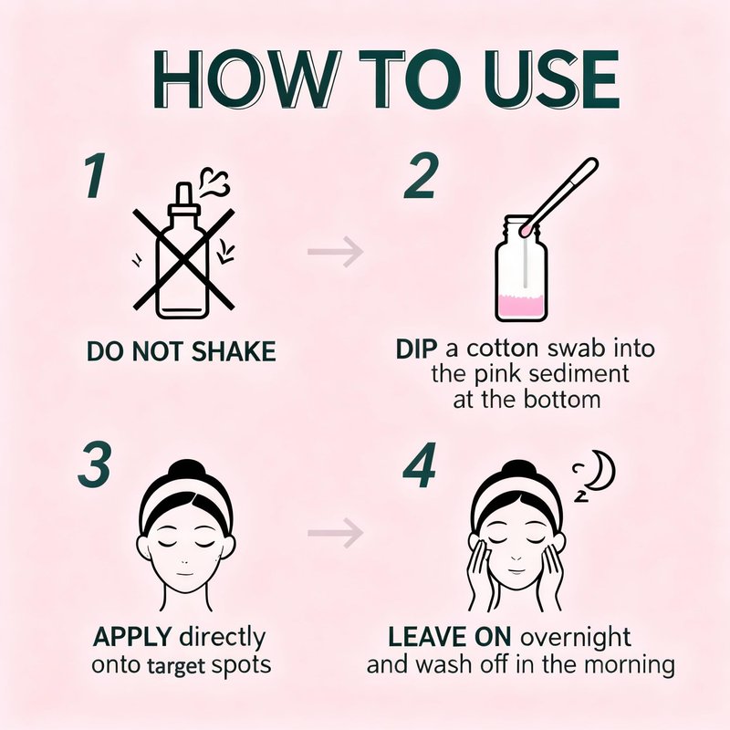 SIRUIMAO Overnight Drying Lotion for Surface Blemishes - Fast Acting Bi-Phase Pink Spot Solution for Face & Body - Soothing Calamine & Tea Tree Oil to Dry Out Impurities & Reduce Redness (1 fl oz)