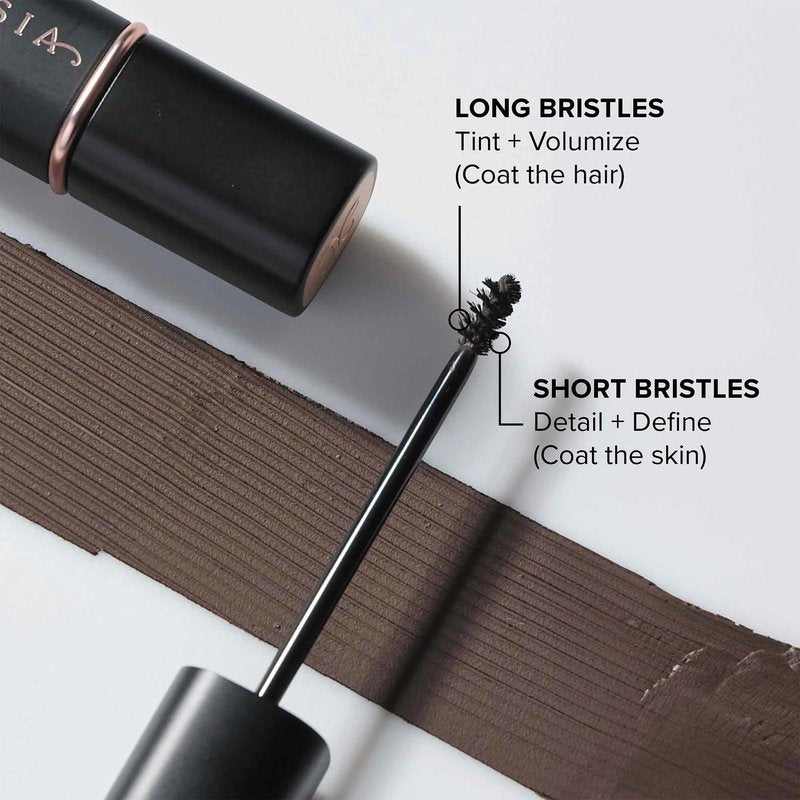 Anastasia Beverly Hills Volumizing Tinted Brow Gel - Lightweight Buildable Volumizing Brow Gel for Natural Tint, Fullness & Definition with Long-Wearing Up to 24-Hour Hold - Chocolate