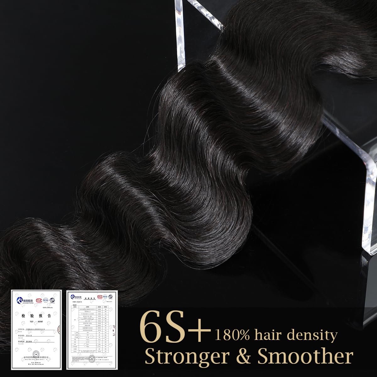 CindiRiver 2x6 Swiss HD Lace Closure Body Wave 16 Inch Virgin Human Hair, Invisible Real HD Lace, Natural Hairline, Skinlike Lace Frontal Closure Only