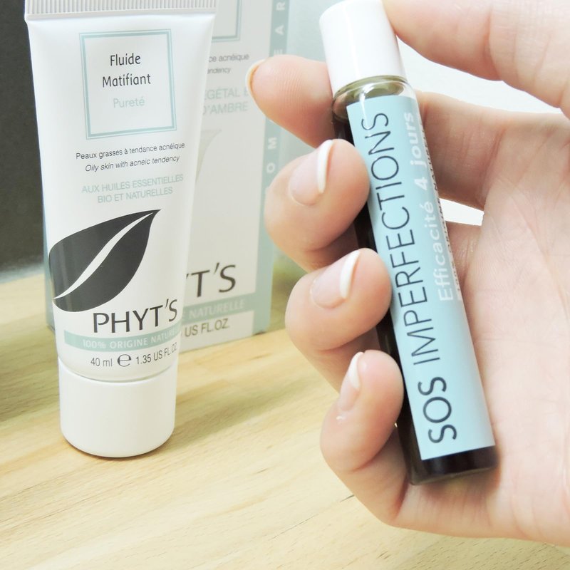 Phyts Purity Mattifying Fluid - Face Moisturizer for Oily Skin - Face Cream with Absorbent Silicas and Essential Oils - Refines Skin Texture - 1.35 oz