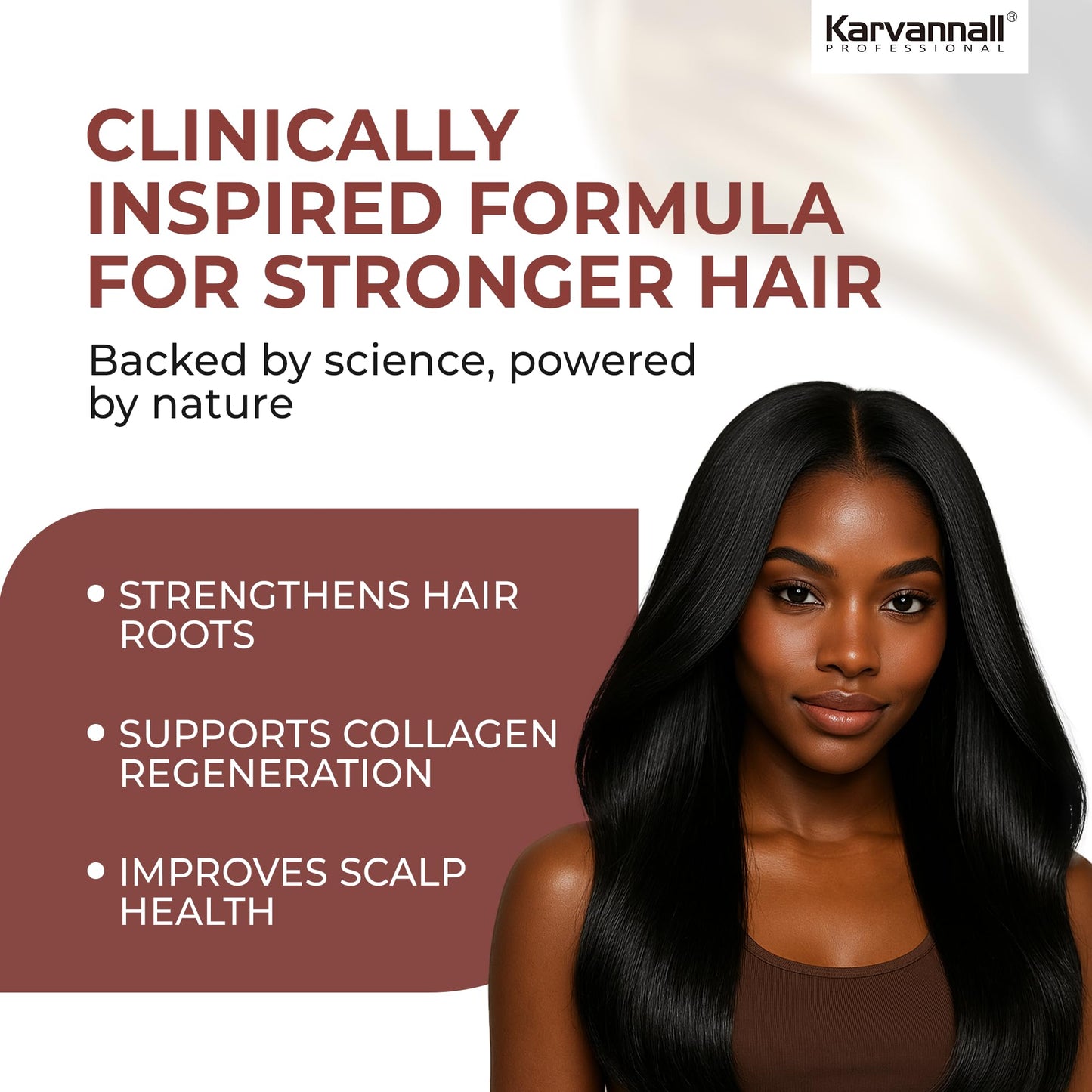 Vitamin E & Collagen Shampoo | Anti Hair Loss, Damage Repair & Growth Formula | Sulfate Free Hair Thickening Shampoo for Daily Use, All Hair Types | 500 ml / 16.9 Fl Oz