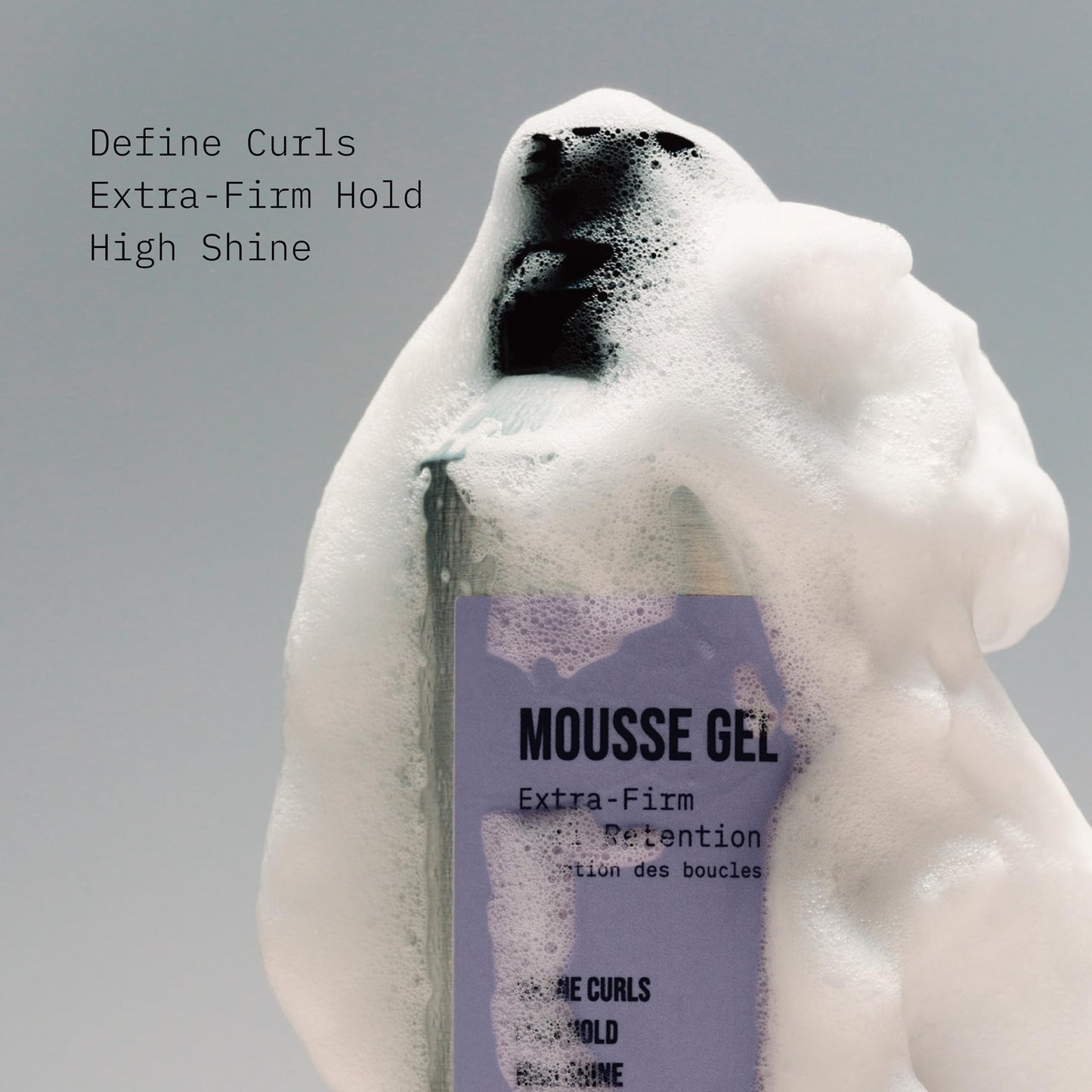 AG Care Curl Retention Mousse Gel with Exclusive Curl Creating Complex | Extra Firm Styling Mousse for Curly Hair, 10 Fl Oz