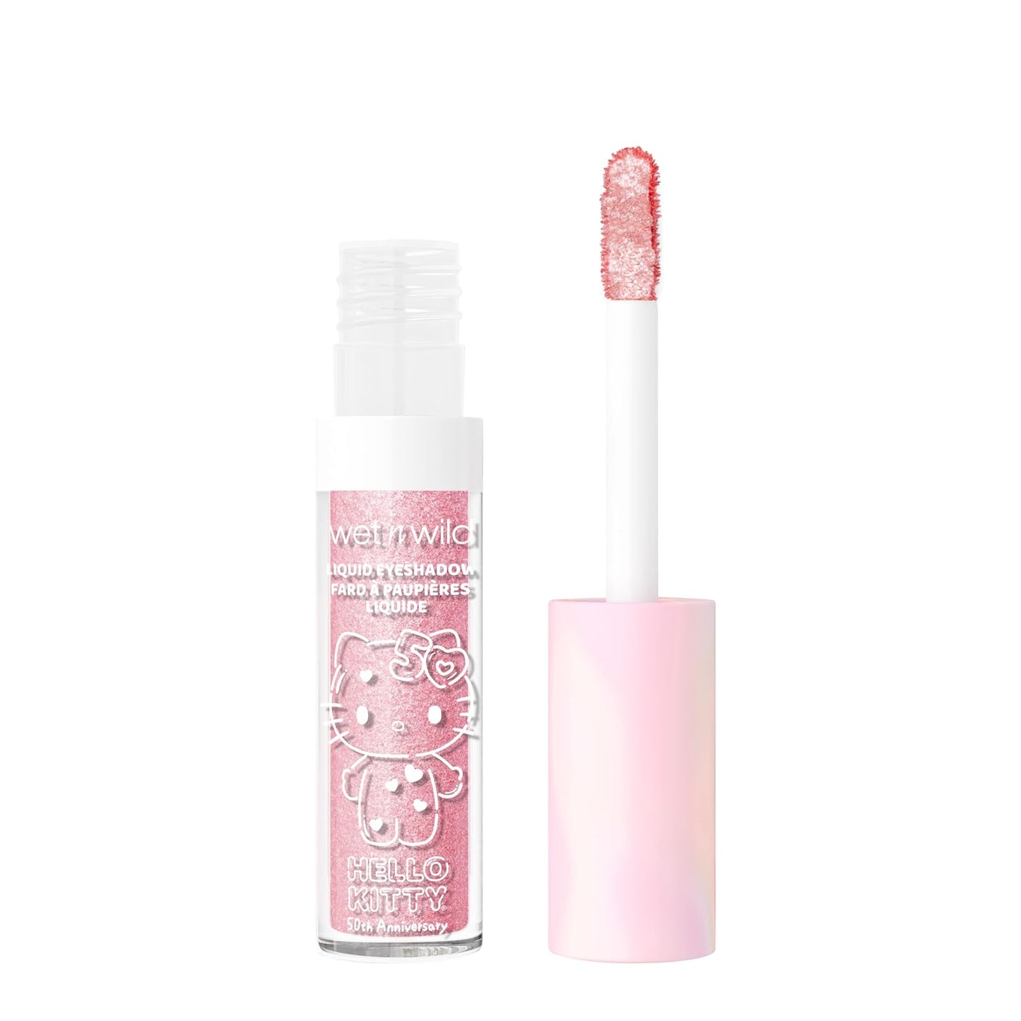 Hello Kitty Liquid Eyeshadow - Smooth, Blendable Shimmery Matte in Bubblegum Pink | Vegan & Cruelty-Free