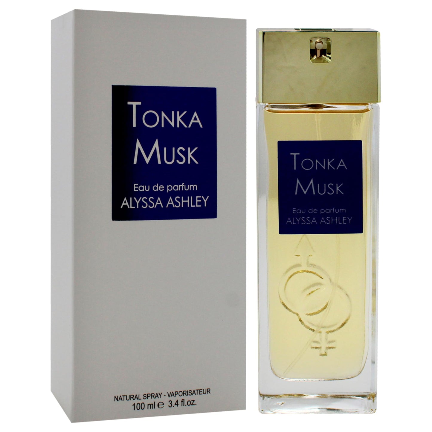 Alyssa Ashley Tonka Musk - Perfumes for Women and Cologne for Men - Long Lasting Amber Fragrance - Mens Cologne - 3.4 oz EDP Spray