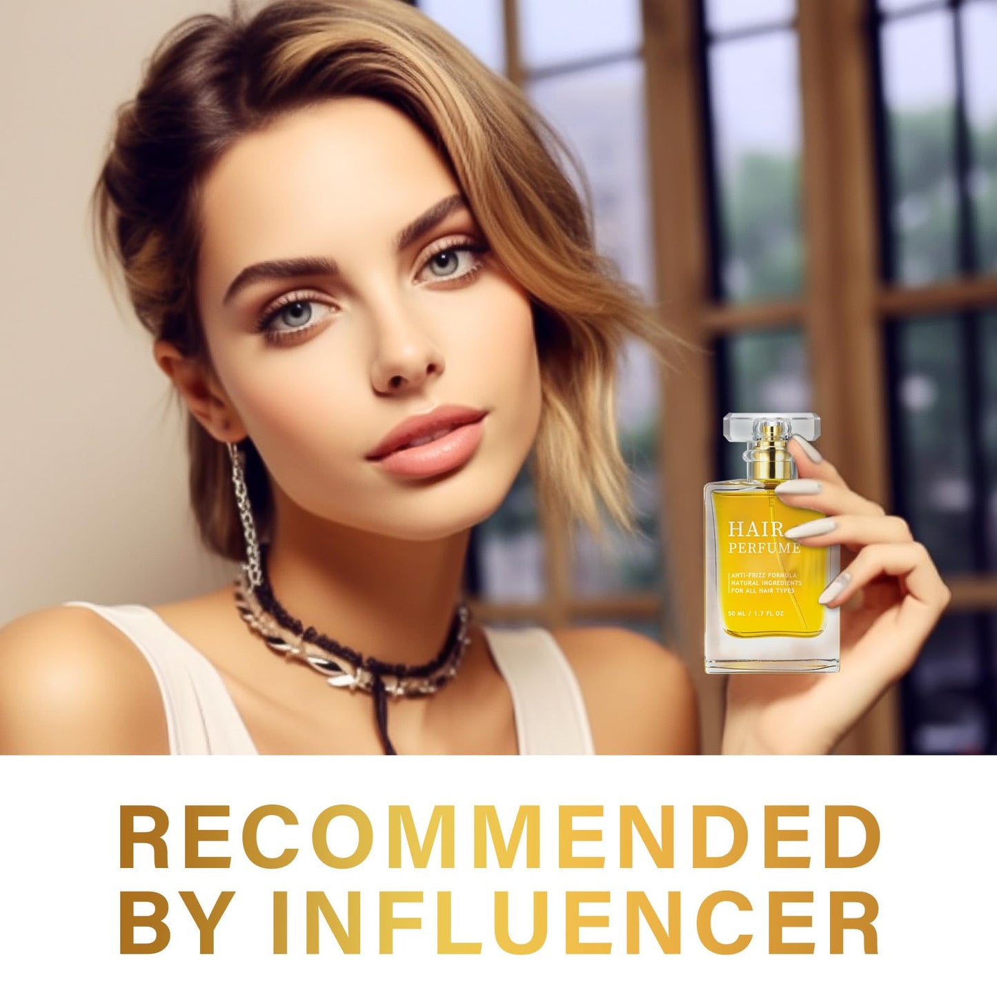 AETHEREVE Hair Perfume for Women, 50mL Long Lasting Pheromones Perfume for Women, Lightweight Fragrance Spray for Dry and Frizzy Hair Care