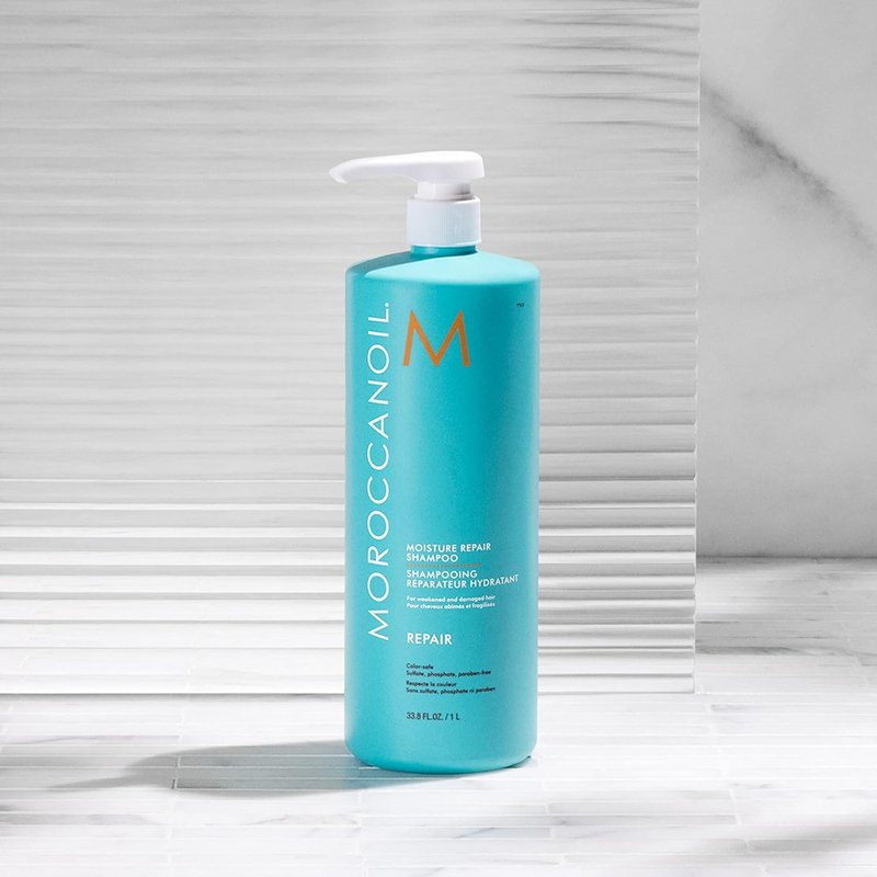 Moroccanoil Moisture Repair Shampoo - Deep Hydration for Damaged Hair | 8.5 Fl Oz