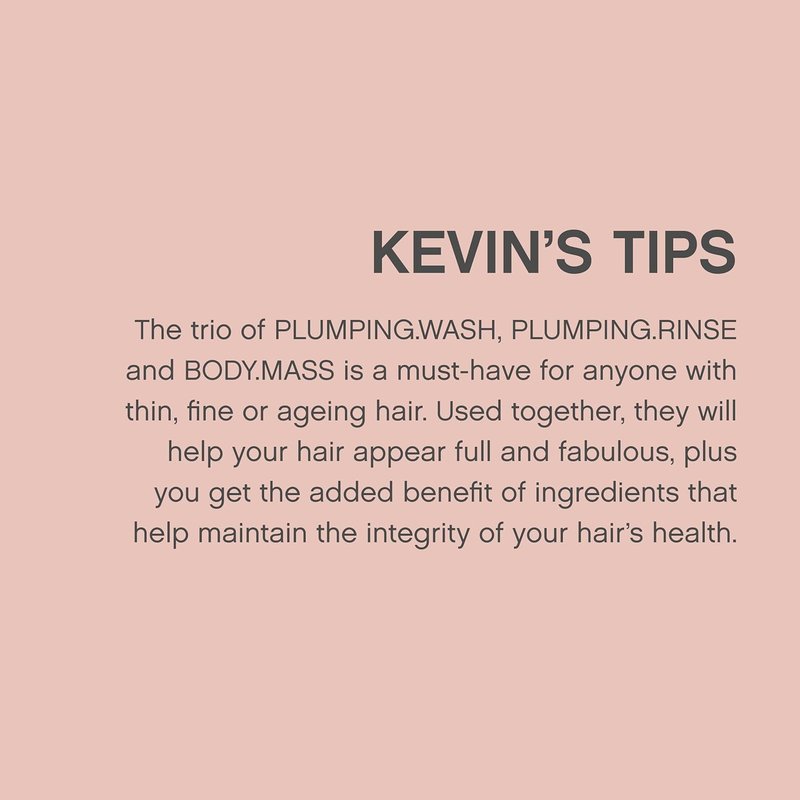 Kevin.Murphy Plumping.Wash - Densifying Shampoo for Thinning Hair - Nourishing Formula | 250 mL / 8.4 fl oz