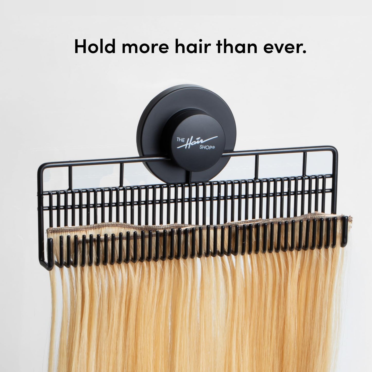 Style Mate XL by The Hair Shop, Hair Extension Styling Holder, 4-in-1 Stores, Washes, Styles, and Secures Hair Extensions, For Clip-ins, Halos, Wefts (XL)