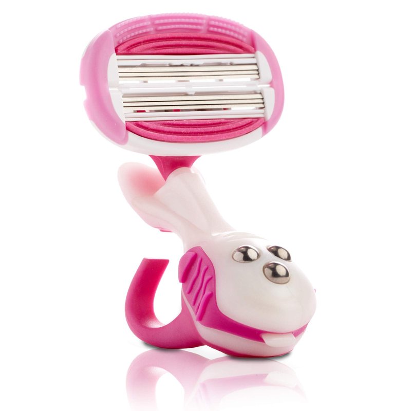 Aveline Smooth Women's Razor with 6-Blade Cartridge, Smooth Razor Blade Refill 6-Blade Cartridges (4 Refills), & Shea Butter Shaving Cream