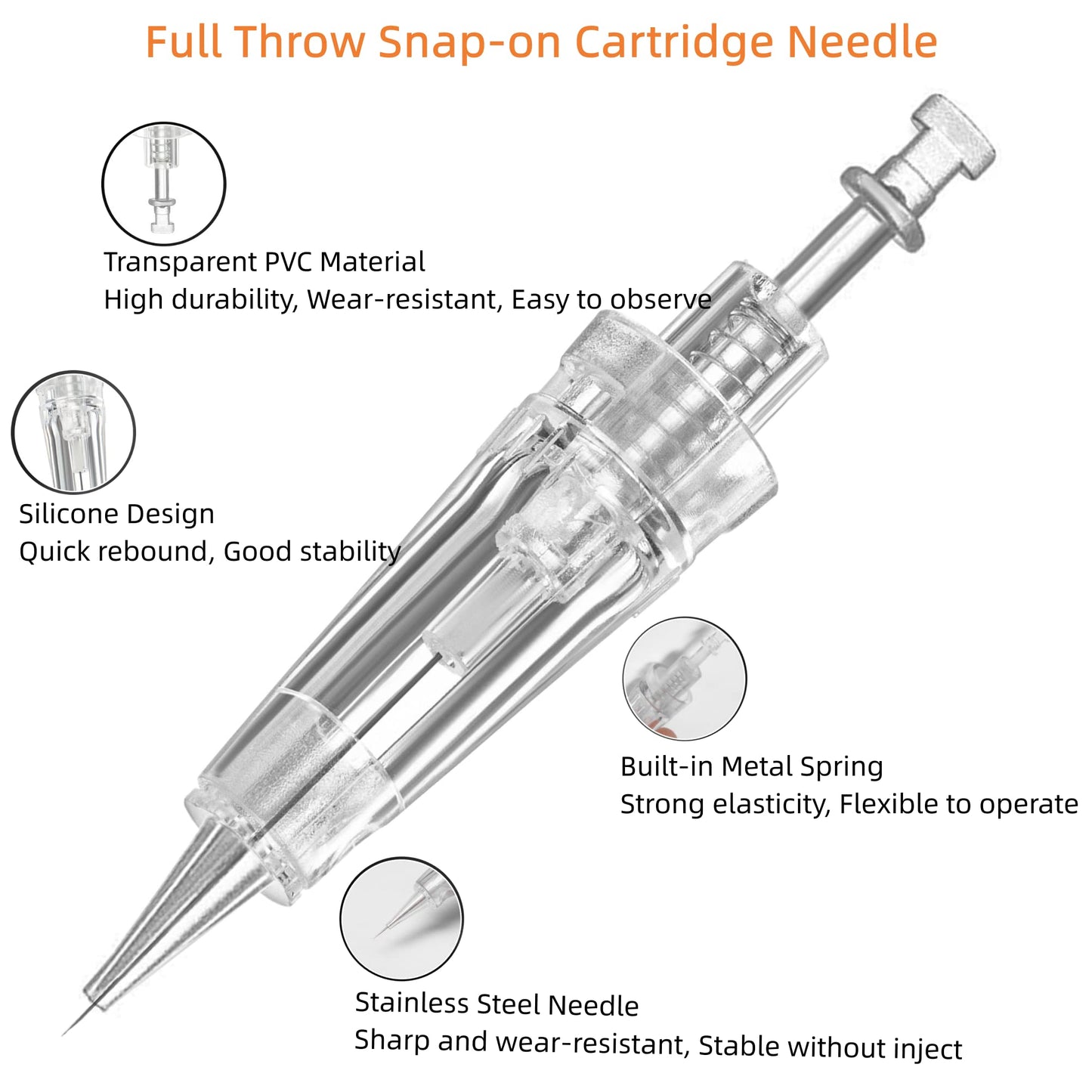 Whalrace PMU Machine, cordless Permanent Makeup Machine Kit with 10 PMU Needles & 1 Lithium Battery, Tattoo Machine Microblading Machine for Eyebrows, Lips, Eyeliners - Rose Gold