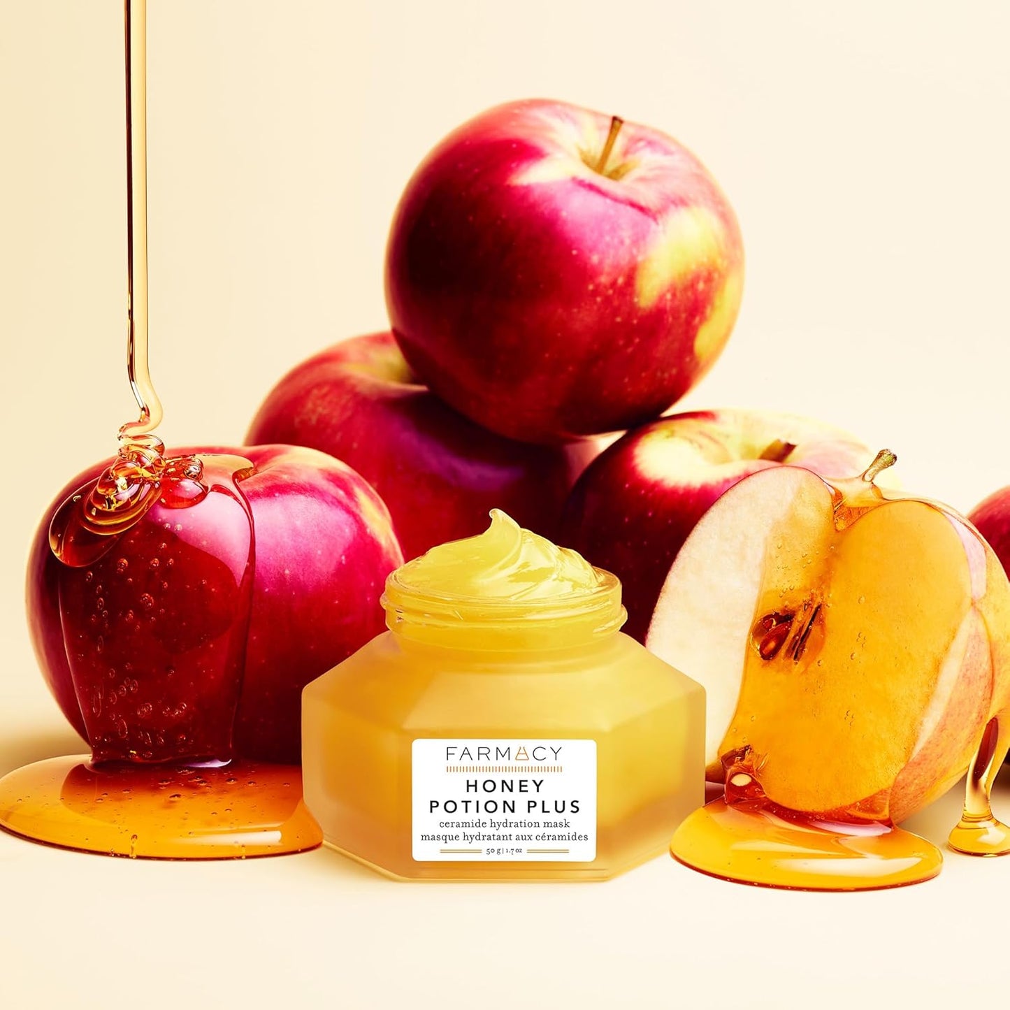 Farmacy Hydrating Face Mask | Honey Potion with Niacinamide & Ceramides for Moisture Barrier Protection (50g)