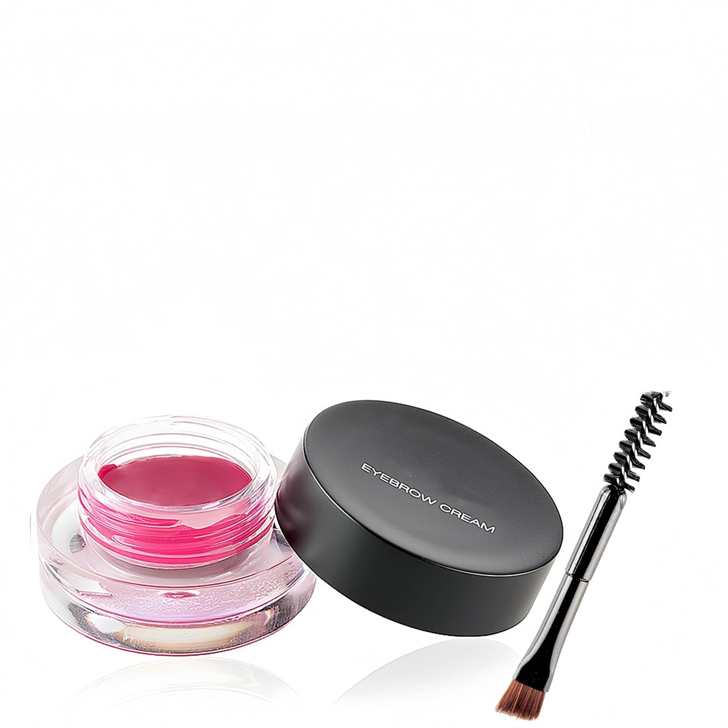 Melemando 12 Color Eyebrow Cream Colorful Smooth Eyebrow Pomade Gel Long Lasting Waterproof Eyeliner Gel Eye Brow Makeup Cosmetics with Eyebrow Brush (08 Magenta)