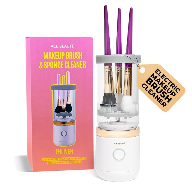 Electric Makeup Brush Cleaner Machine - Automatic Rechargeable Deep Cleaning Tool for Brushes & Sponges | Efficient & Easy to Use