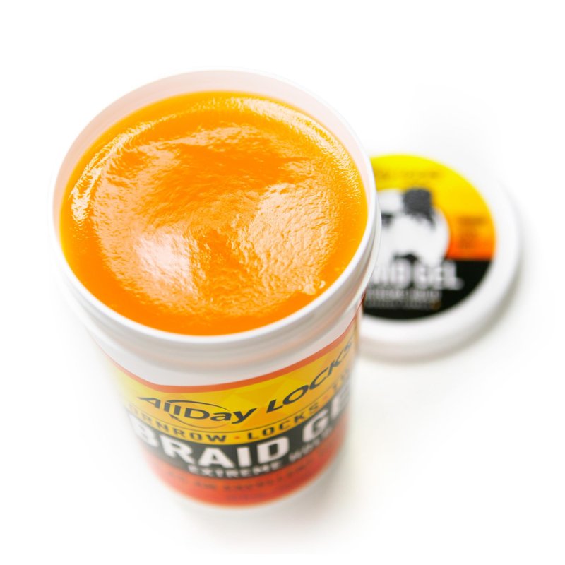 AllDay Locks Braid Gel Extreme Hold - Braiding Gel for Cornrows, Locks, & Twisting, Moisturizing Edge Control for Women and Men, Natural Formula for Extreme Hold - 32 oz Jar