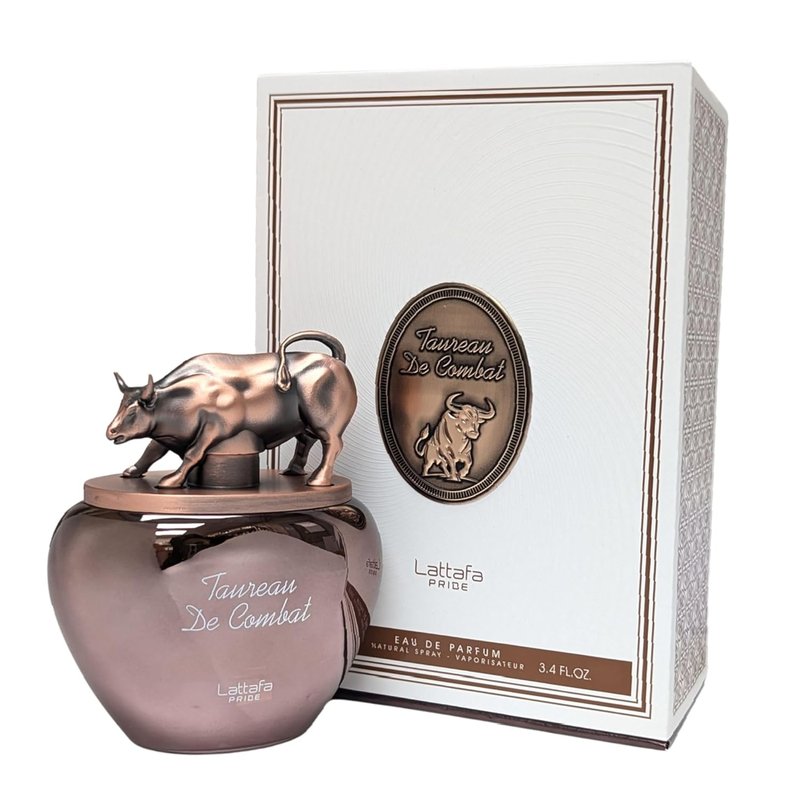 Lattafa Pride Taureau De Combat Eau de Parfum Spray - Bold Amber, Tobacco & Vanilla Fragrance | Long-Lasting Warm Spicy Scent - 100ml (3.4 oz)