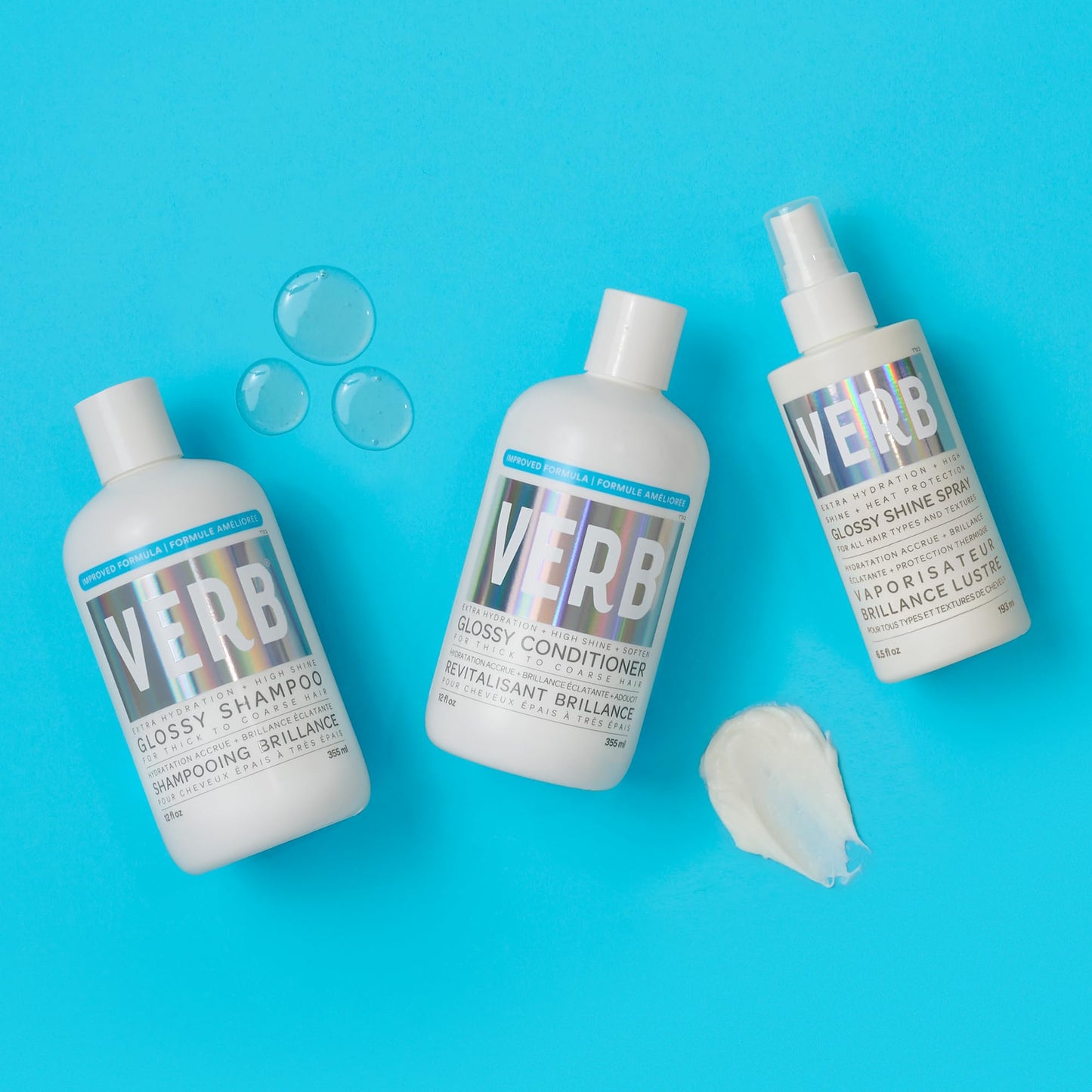 VERB Glossy Shampoo | Rich Cleanser for Thick Coarse Hair