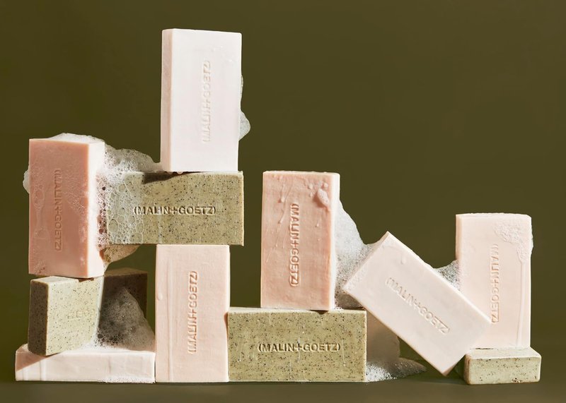 MALIN+GOETZ Mandelic Acid Exfoliating Bar - Triple-Milled Cleansing Bar | Smooths, Softens & Brightens Skin | Vegan (5 oz)