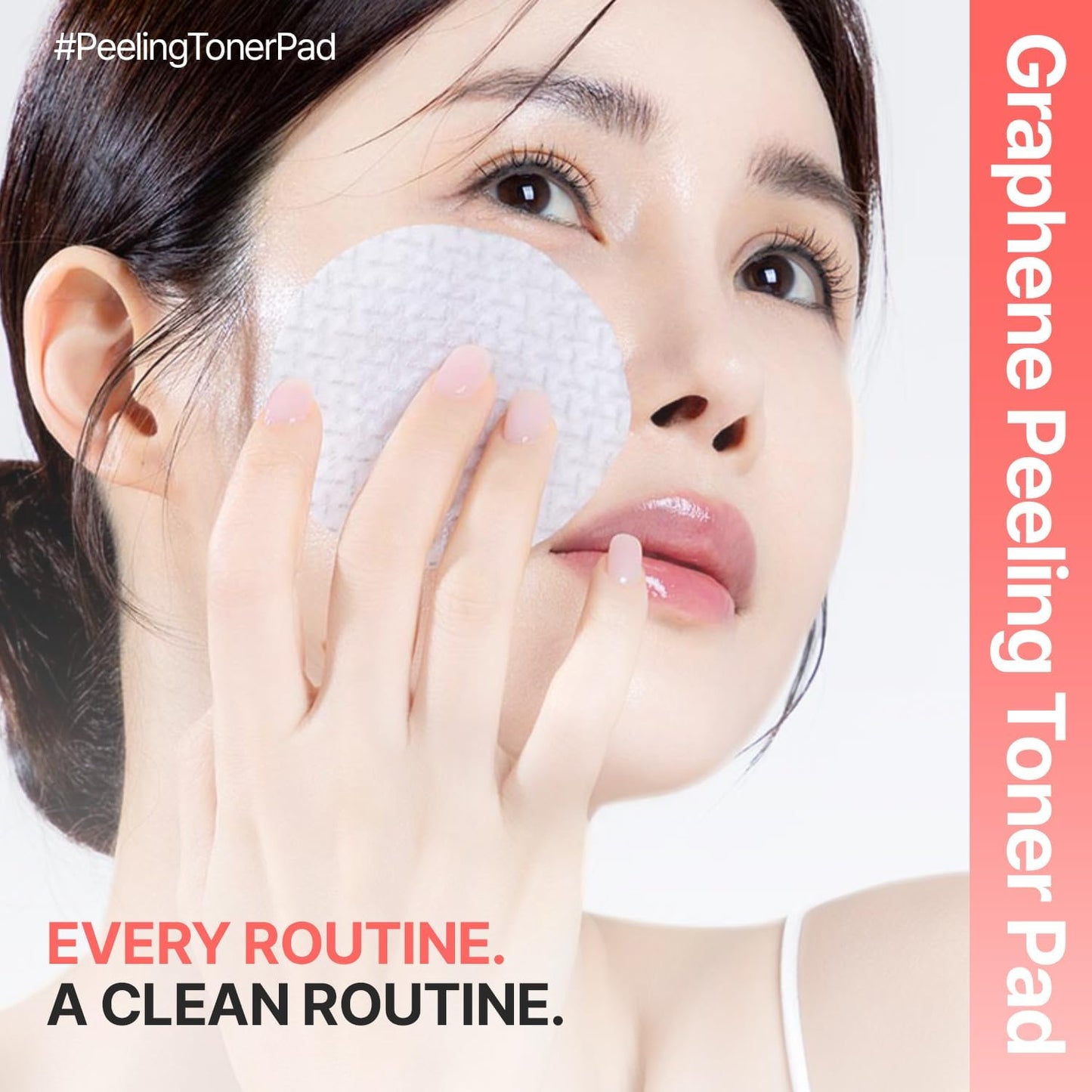 Graphene Peeling Toner Pads - Daily Exfoliating Facial Toner for Pore-Clearing & Oil-Balancing | 60 Pads / 220g