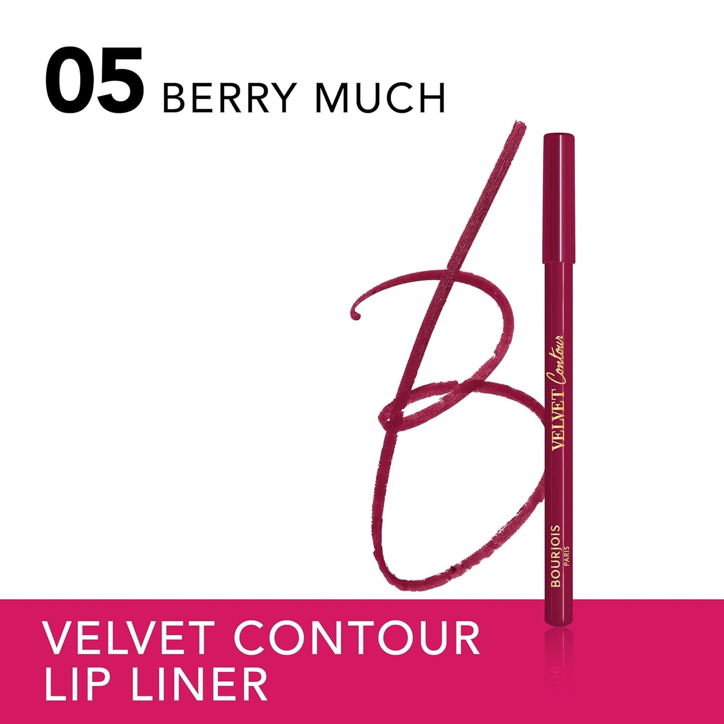 Berry Much Lèvres Contour Lip Pencil - Long-Lasting, Smooth Application | Perfect for Defining Lips