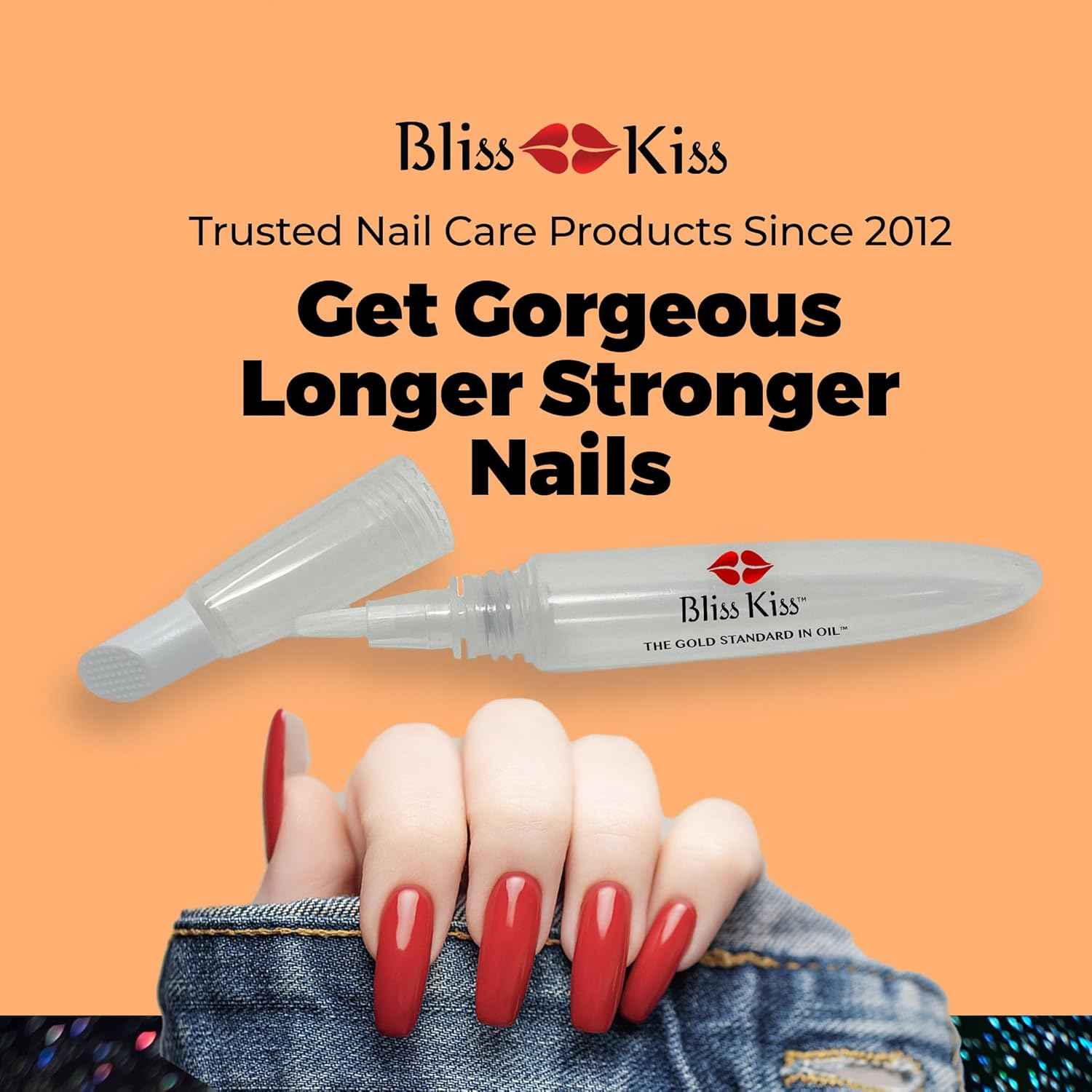 Bliss Kiss Nail Oil Pen & Simply Pure Cuticle Oil Bundle - 15ml Refillable Set