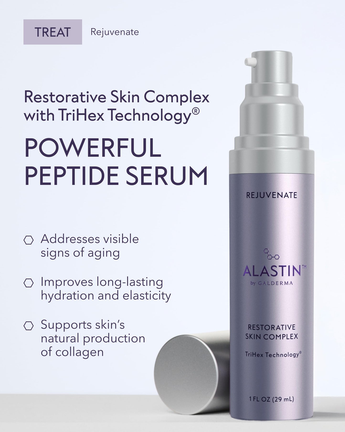 ALASTIN Skincare Restorative Skin Complex Anti-Aging Peptide Serum (1 oz)