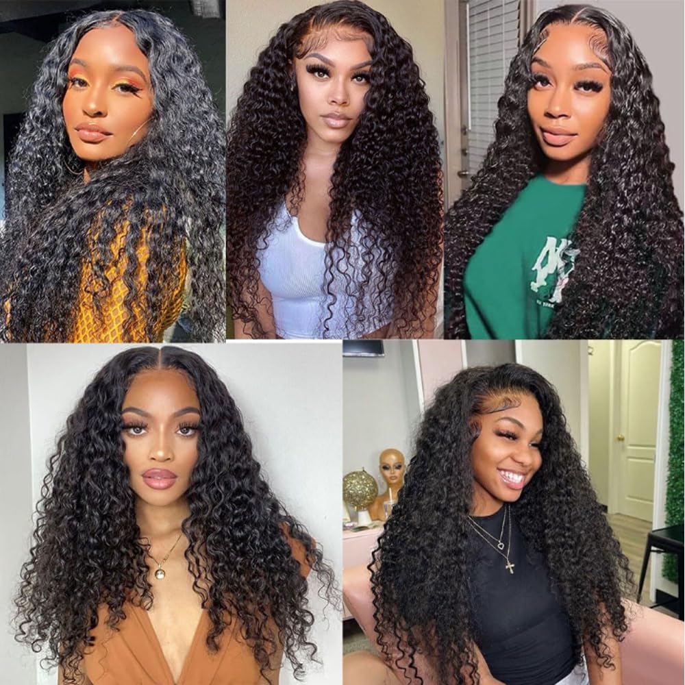 Wet and Wavy Bundles Human Hair 18 20 22 Inch Unprocessed Brazilian Virgin Hair 150g/3 Bundles Wat and Wavy Weave Bundle Real Human Hair Extensions
