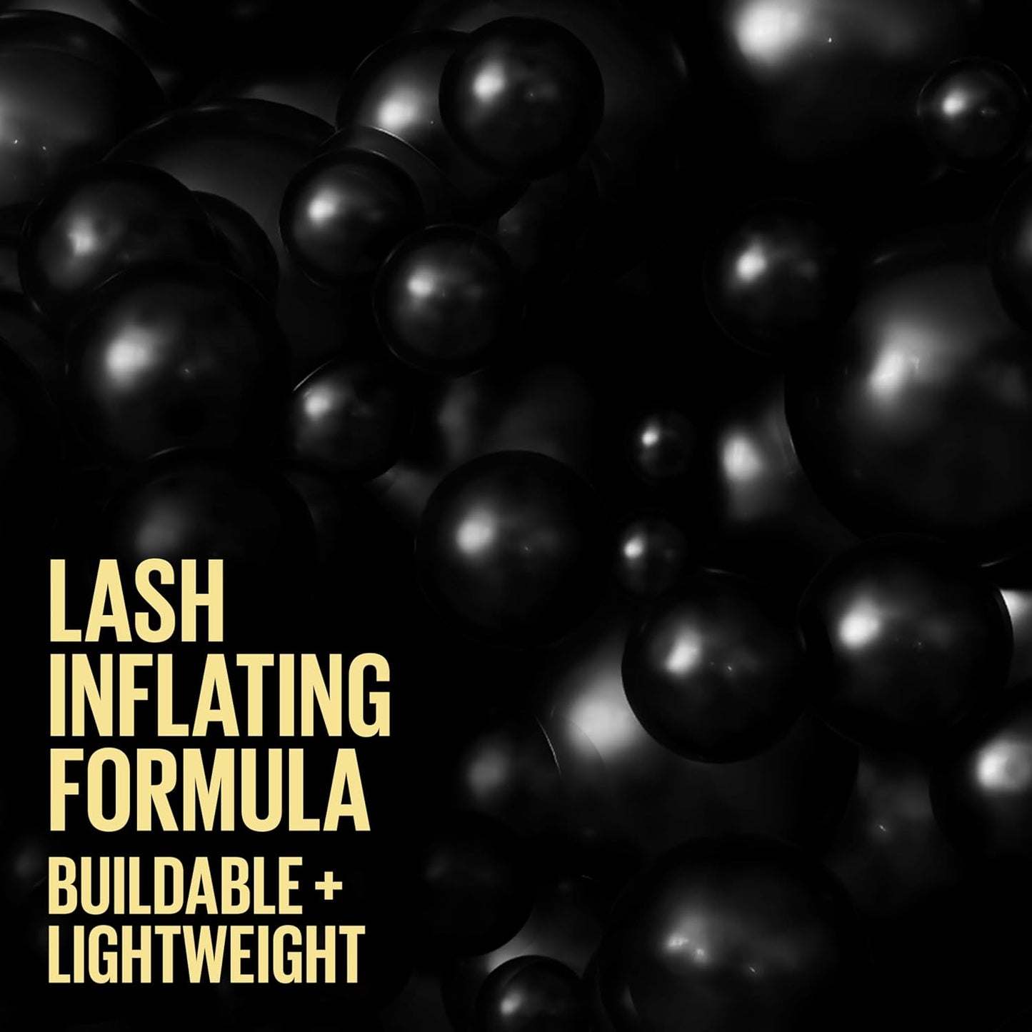 Maybelline The Colossal Bubble Mascara - Buildable Volume & Length for Bold, Separated Lashes | Blackest Black