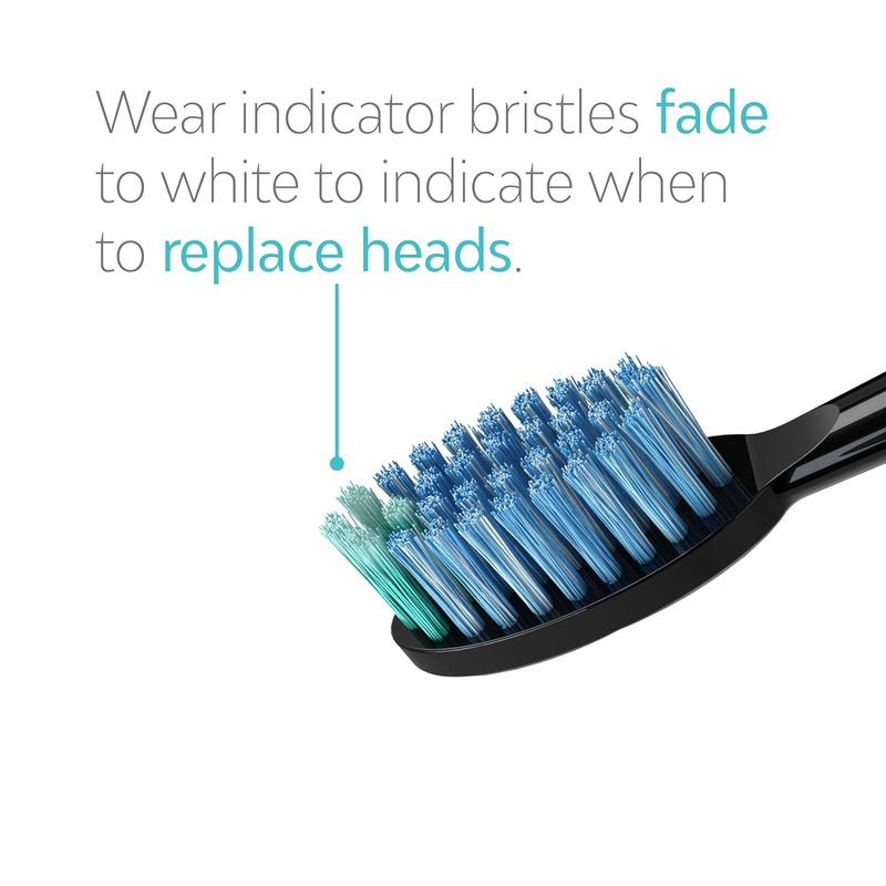 TAO Clean Whitening Replacement Brush Heads - Daily Care - Black | 2 Pack