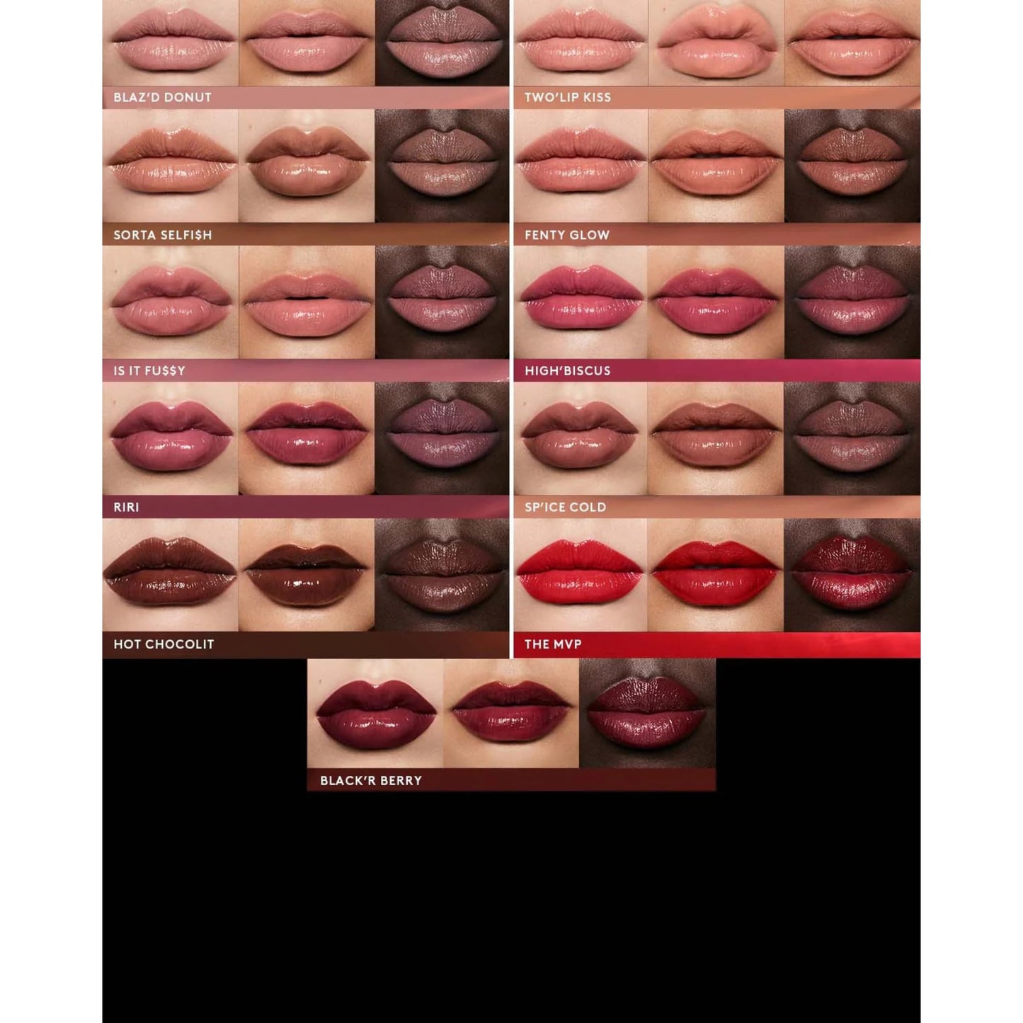Gloss Bomb Stix High Shine Gloss - 01 Blazd Donut by Fenty Beauty for Women - 0.12 oz Lipstick