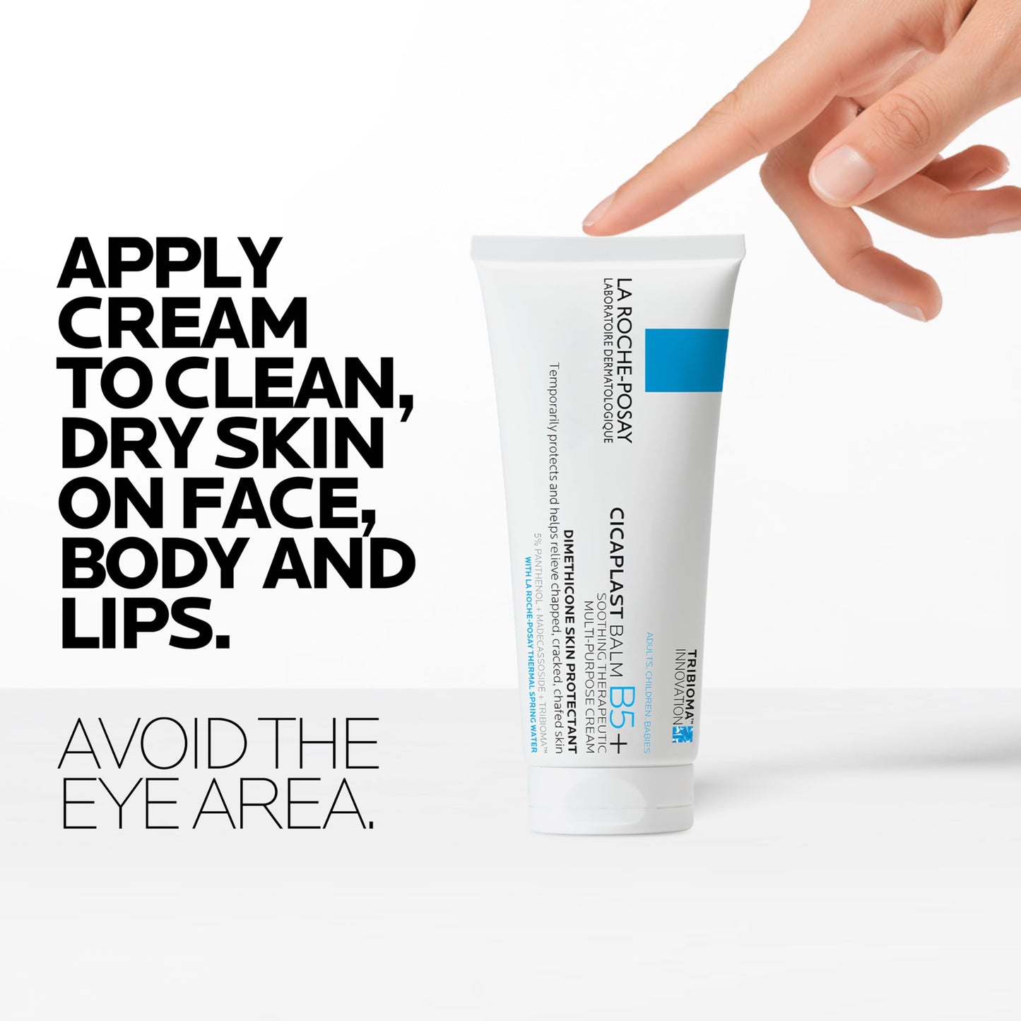 La Roche-Posay Cicaplast Balm B5+,Madecassoside + Shea Butter + Vitamin B5 Panthenol,Healing Ointment & Therapeutic Multi Purpose Calming Cream for Dry & Irritated Skin,Paraben Free,100ml,(Pack of 2)