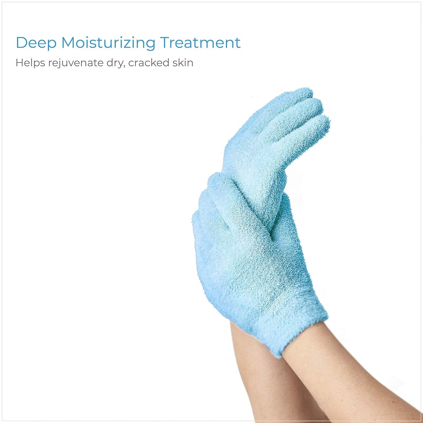 NatraCure 5-Toe Moisturizing Socks | Soft, Hydrating Fabric - Medium Size