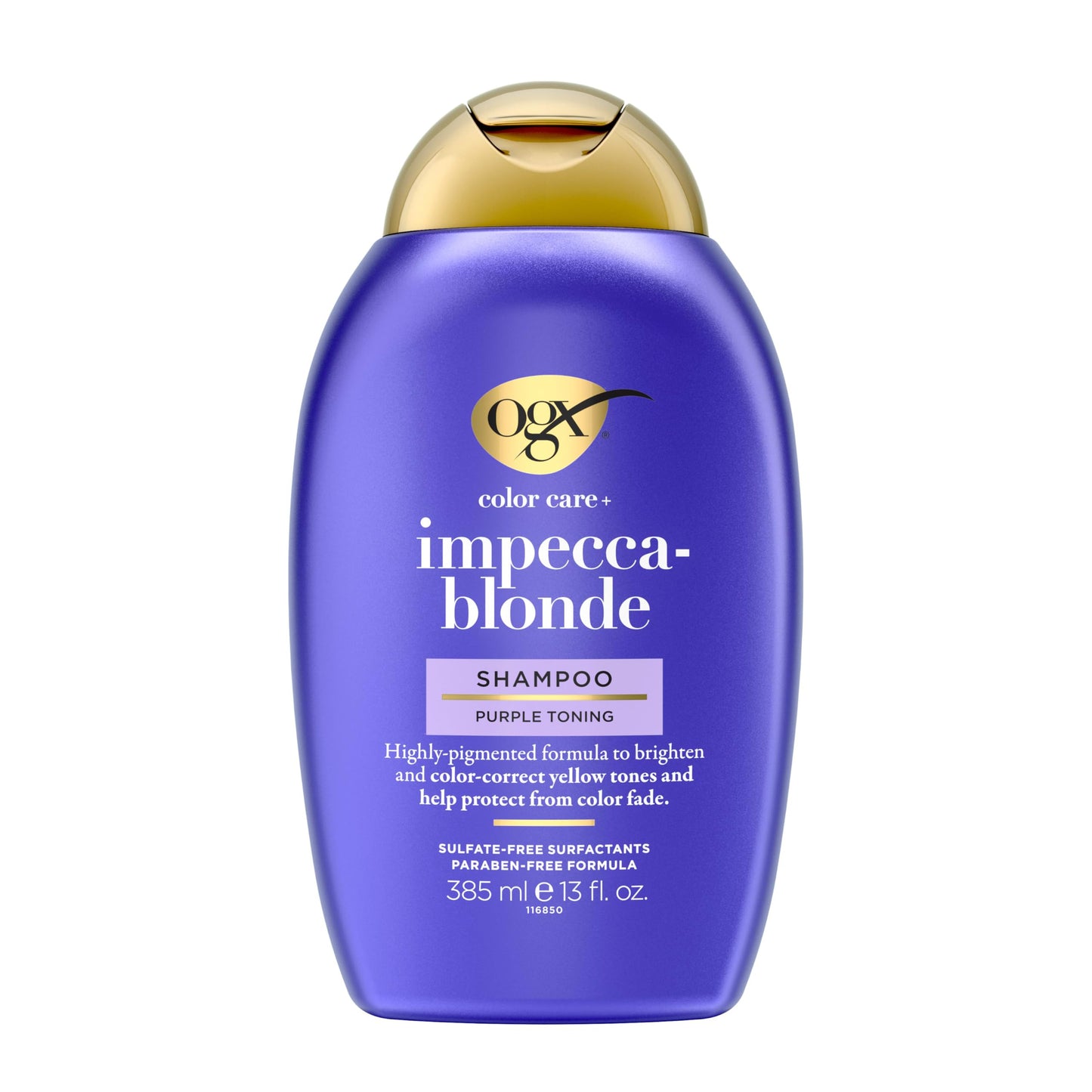 OGX Purple Toning Shampoo for Enhanced Blonde Hues, 13oz