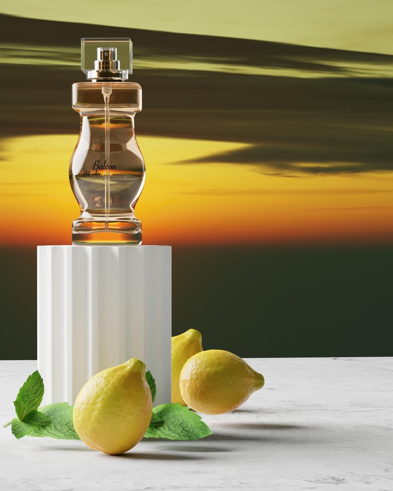 Jeanne Arthes - French Way of Life, Collection Azur, Balcon Mediterranéen Eau De Parfum, Spray Perfume for Women, Fruity Floral Scent, Notes of Lemon, Mint, Made in France, 3.3 fl.oz