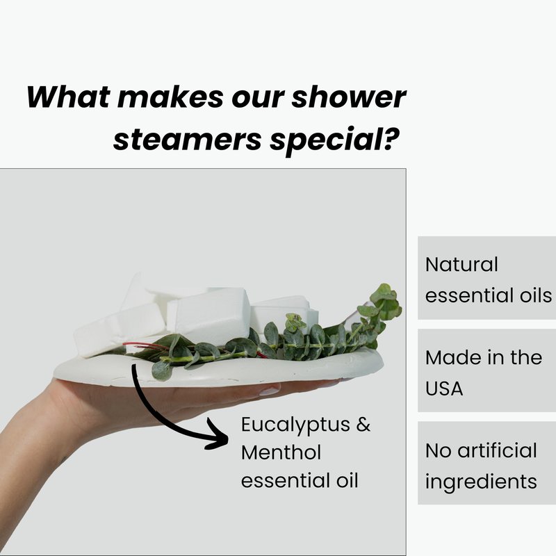 Pure Athlete Aromatherapy Shower Steamer Pack - Made in USA for Stress Relief, Sports Recovery, Wellness Gifts for Women & Men, Dorm Room Gifts, Essential Oils for Relaxation