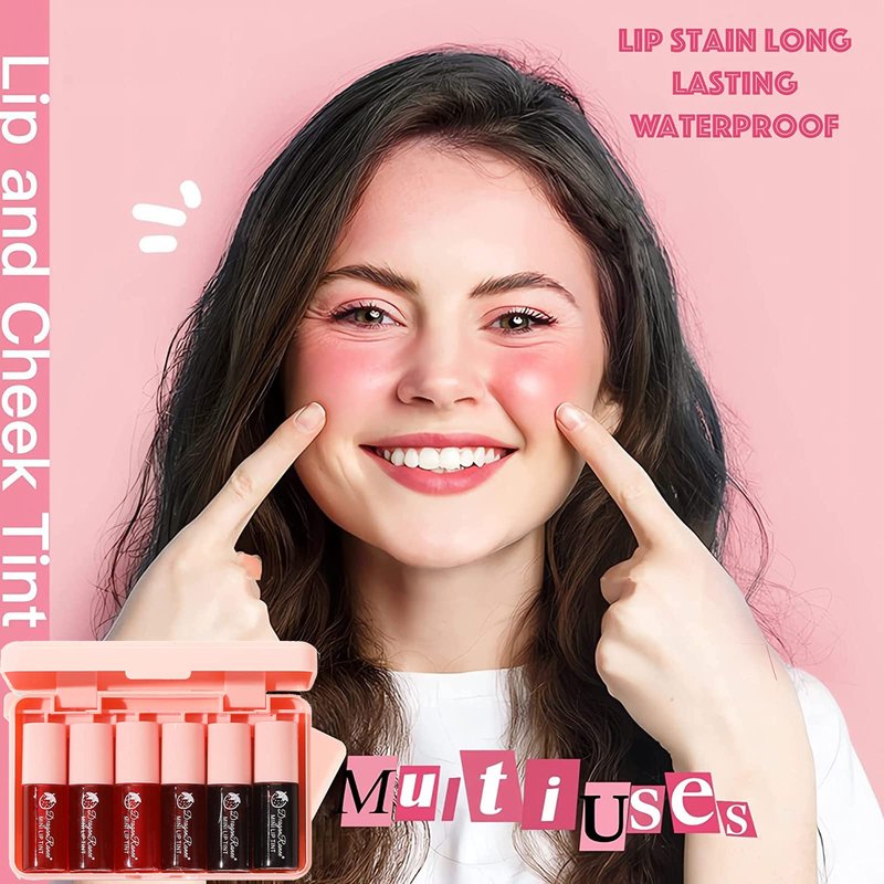 Minfei 2Pcs Bee Color Changing Lip stick, Honey & Strawberry Lipstick Moisturizing Lipstick Hydrating & Prevention Non-Sticky Formula, Long Lasting Moisturizing Lip Gloss (Strawberry, 0.03 oz)