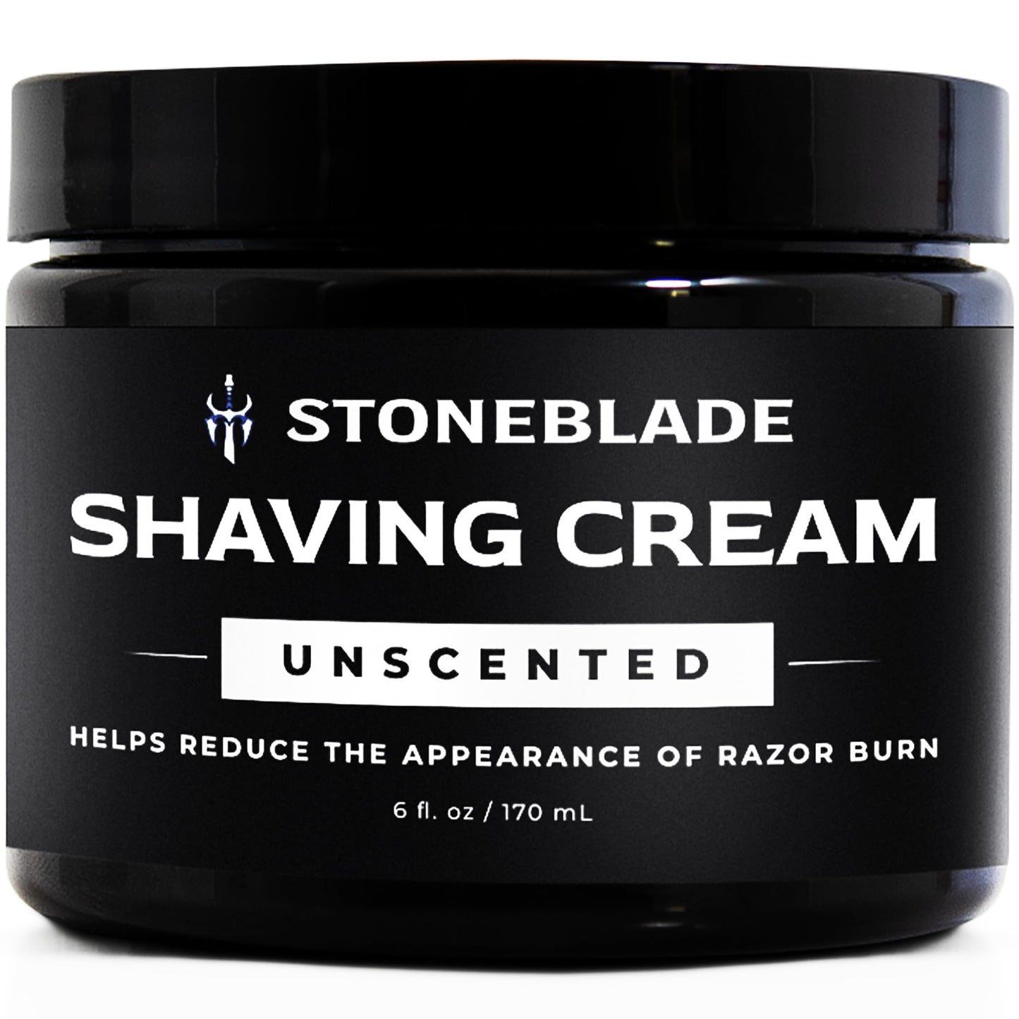 Shaving Cream for Men with Sensitive Skin, Camphor & Menthol Free, 6 oz