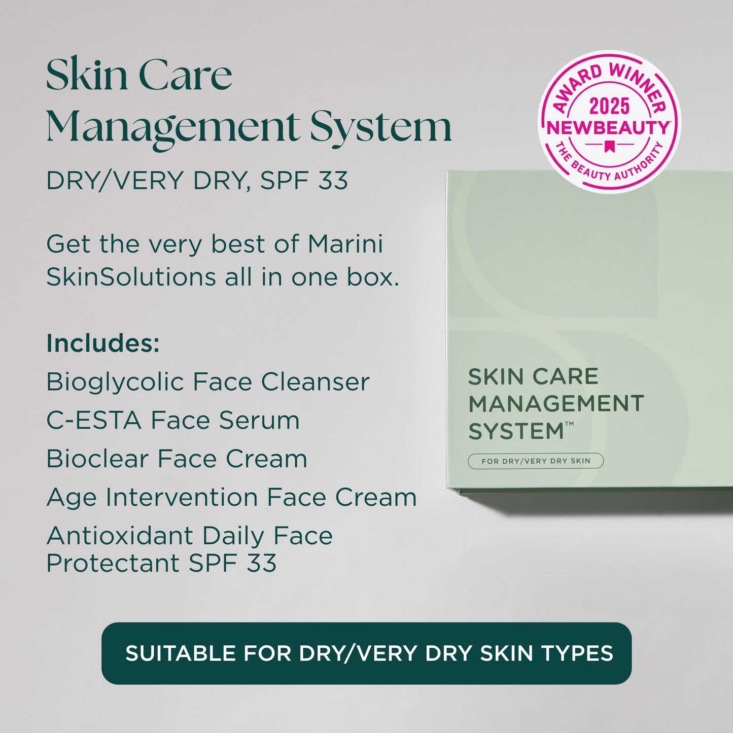Marini SkinSolutions Skin Care Management System - Cruelty Free - Made in The USA