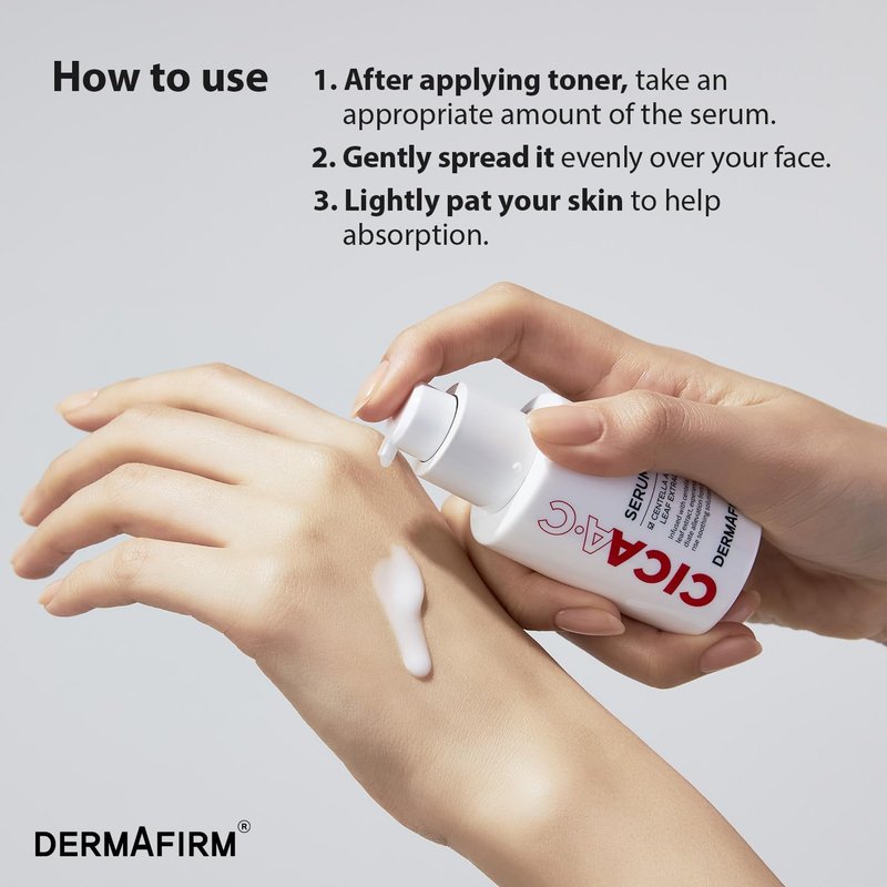 Dermafirm CICA AC Serum for Acne-Prone Skin - Hydrating Korean Facial Serum with Exosome, Centella Asiatica, Niacinamide & Salicylic Acid | 1.01 fl oz
