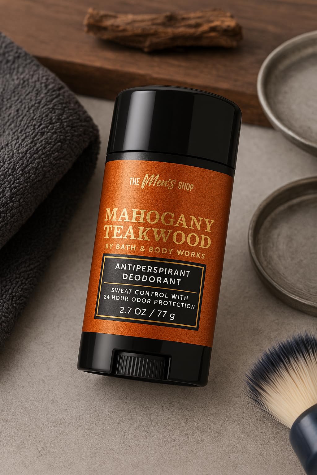 Bath & Body Works Mahogany Teakwood Antiperspirant Deodorant – 3 Pack, 2.7 oz Each | Mahogany, Black Teakwood & Lavender Scent