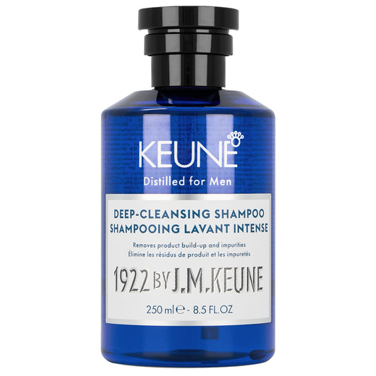 1922 by J.M. Keune Deep Cleansing Shampoo, Men's Clarifying Wash, 8.5 Fl Oz