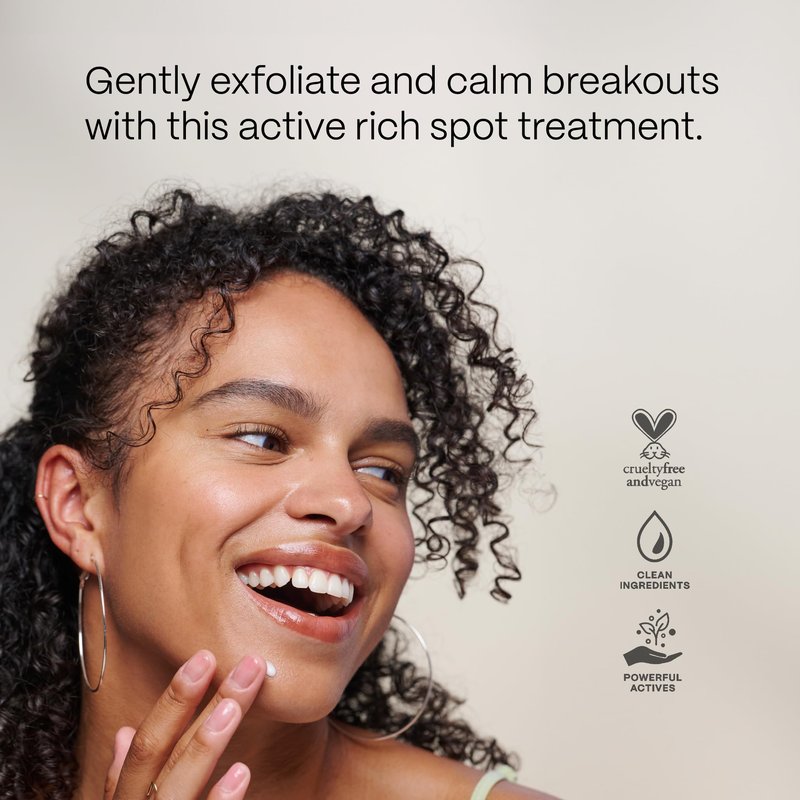 Mad Hippie Blemish Cream – Acne Spot Treatment with 2% Salicylic Acid and Redness Reducing Arnica, Curcumin, and Calendula, 0.5 Oz