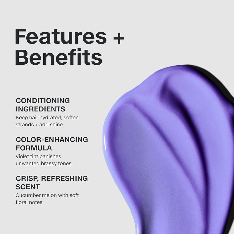 Paul Mitchell Platinum Blonde Conditioner - Banish Brass & Brighten Light to Medium Blonde, Silver, Gray, or White Hair