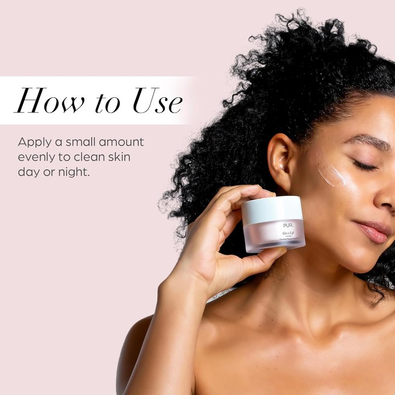 Firming Facial Cream - Triple-Action Lightweight Moisturizer for Face & Neck | Tightens Sagging Skin, Restores Firmness