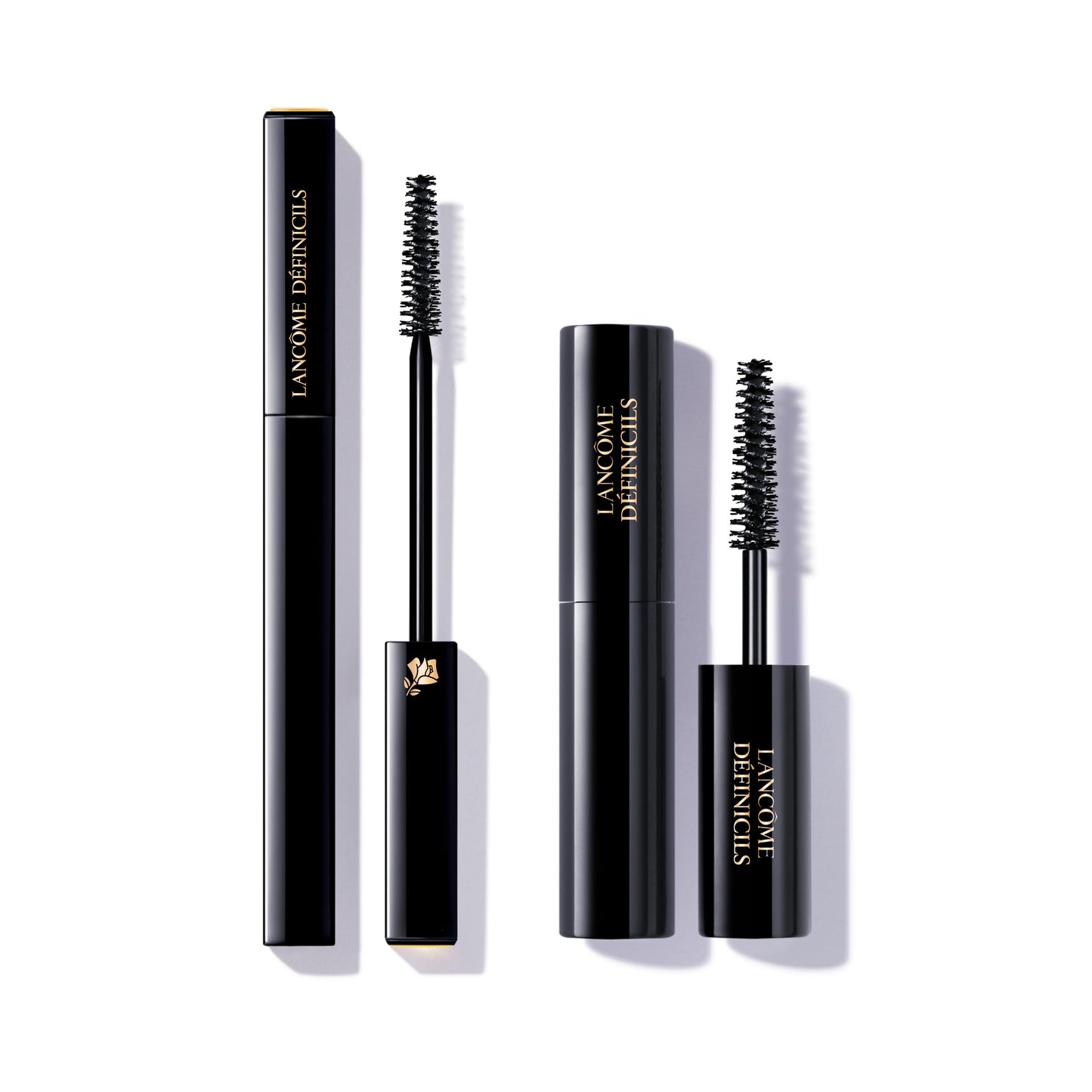 Lancôme Définicils Defining & Lengthening Black Mascara Duo - For Defined, Lengthened & Natural-Looking Lashes - Full Size & Travel Size Mascara Set
